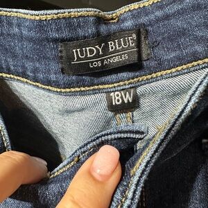 Judy Blue GREAT CONDITION Dark Wash Denim Jeans BOYFRIEND cut